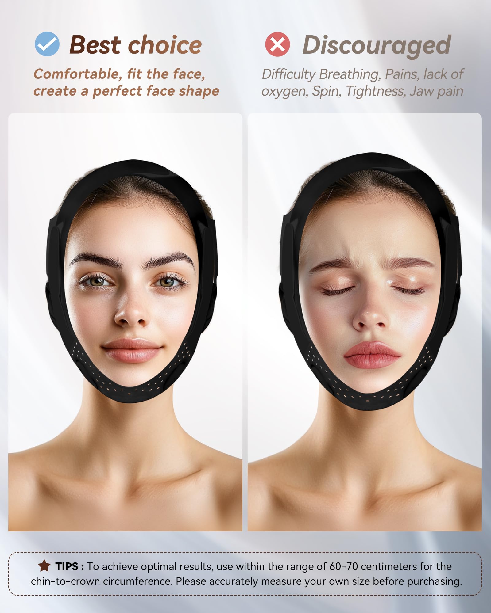 JUSMORE V-Line mask worn at desk emphasizes comfortable multitasking