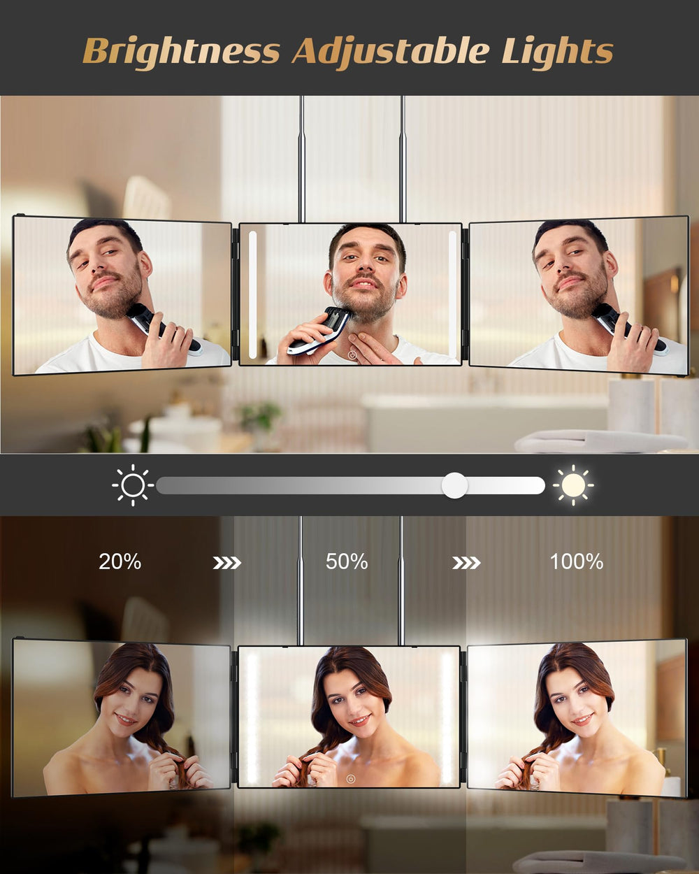 JUSRON rechargeable 1500mAh battery powers cordless use during DIY styling sessions