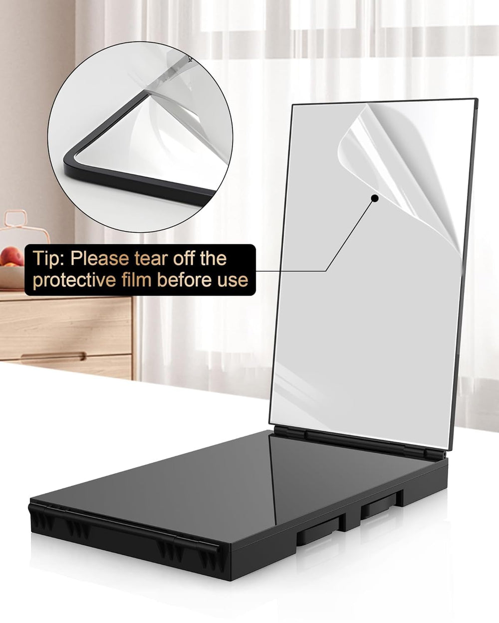 JUSRON table-use setup image shows convenient positioning