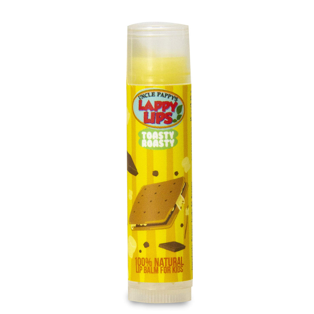 Just Bee Lappy Lips Pack Closeup demonstrates compact, pocket-friendly size for travel.