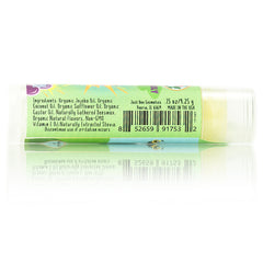 Just Bee Lappy Lips Strawberry Sunshine shows bright flavor and daily moisture for lips.