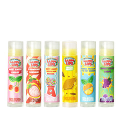 Just Bee Lappy Lips Sweet Cheeks Cherry balm image shows kid-friendly flavor delivering hydration.