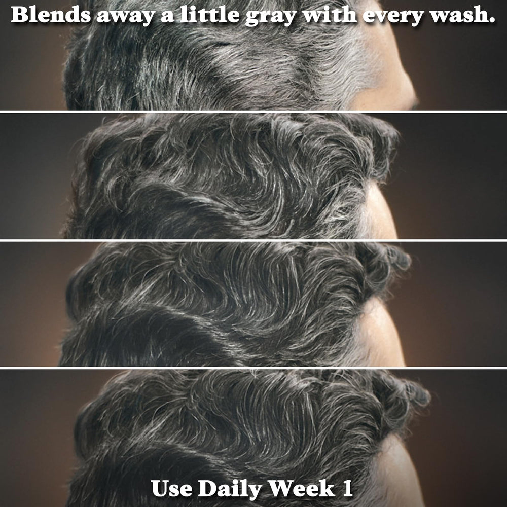 Just for Men Control GX textured hair cleanser closeup highlights cleansing action