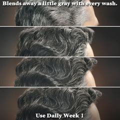 Just for Men Control GX textured hair cleanser closeup highlights cleansing action