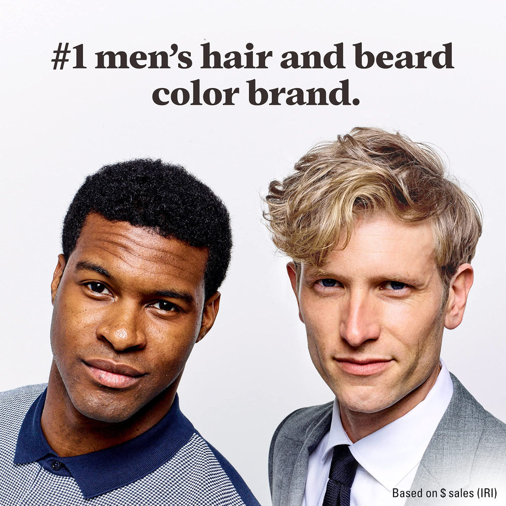 Just For Men Easy Comb-In Color natural gray-free look after use.