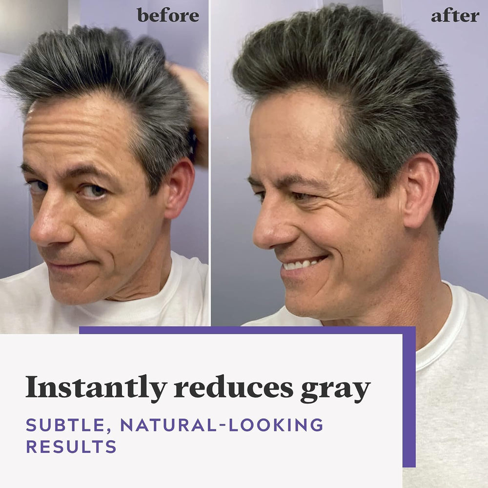 Just for Men Touch of Gray color-mix bottle for quick at-home blending.