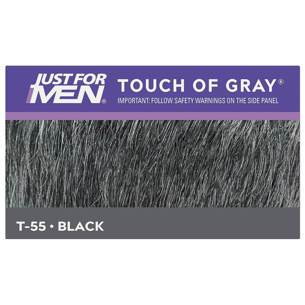 Just for Men Touch of Gray rinse bottle for lasting tone.