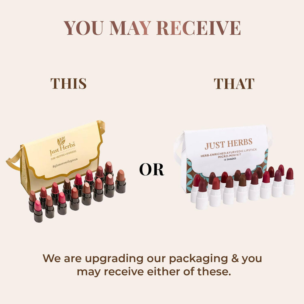 Just Herbs moisturized lips closeup shows nourished, comfortable lips with Ayurvedic care.