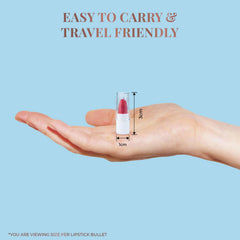 Just Herbs lipstick sampler mini pack open shows portable, travel-friendly lip color set.