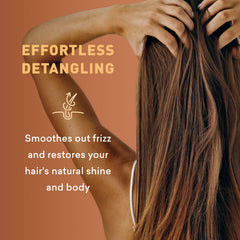 Just Nutritive Leave-In Conditioner after styling adds subtle shine