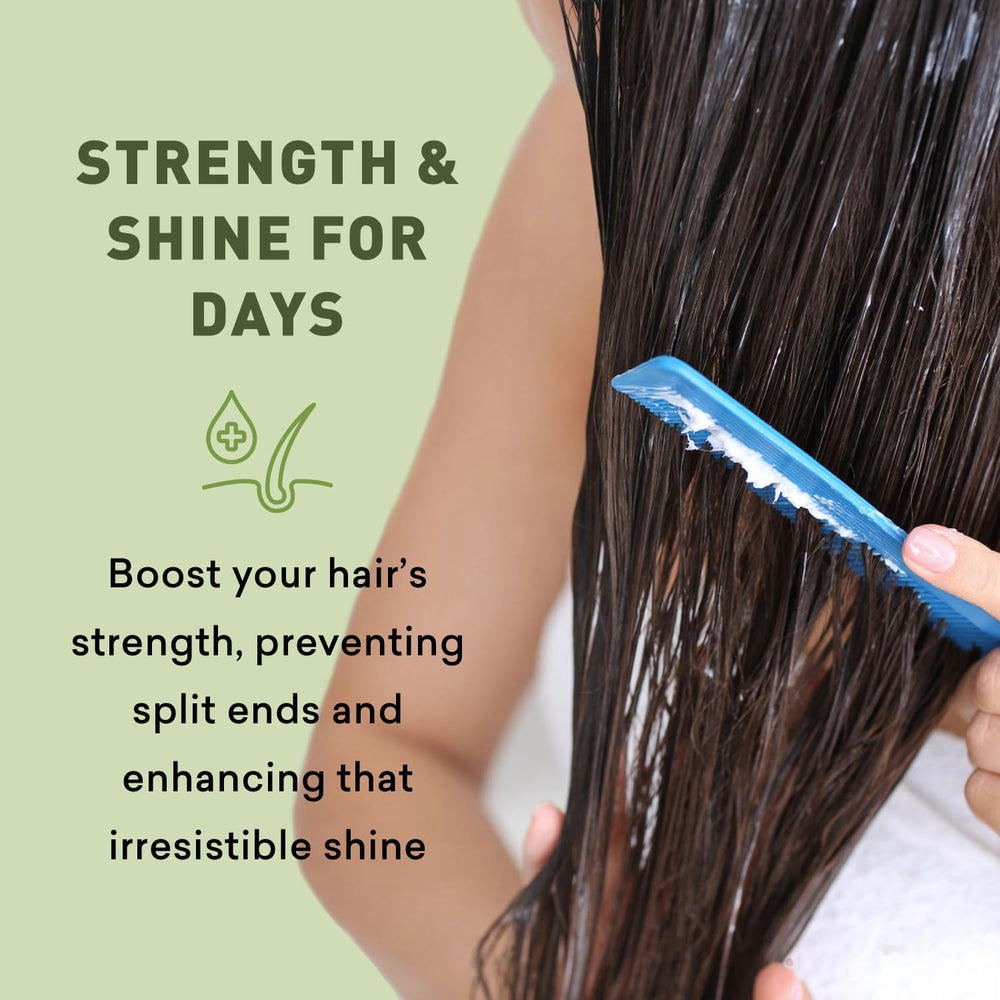 Just Nutritive Leave-In Conditioner boosts shine and strength in hair