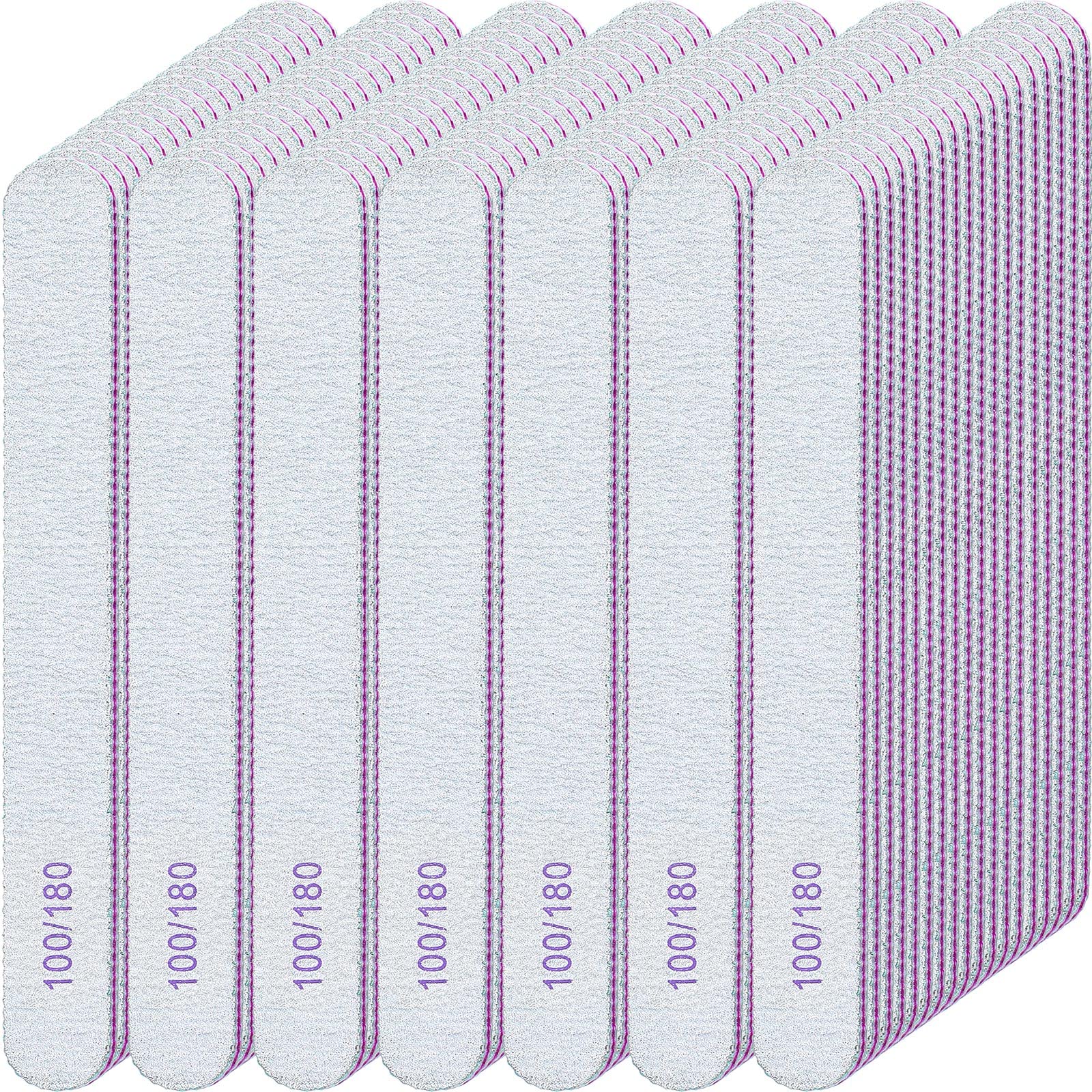 Jutom nail files 200 pcs packaging highlights bulk set for DIY manicures.