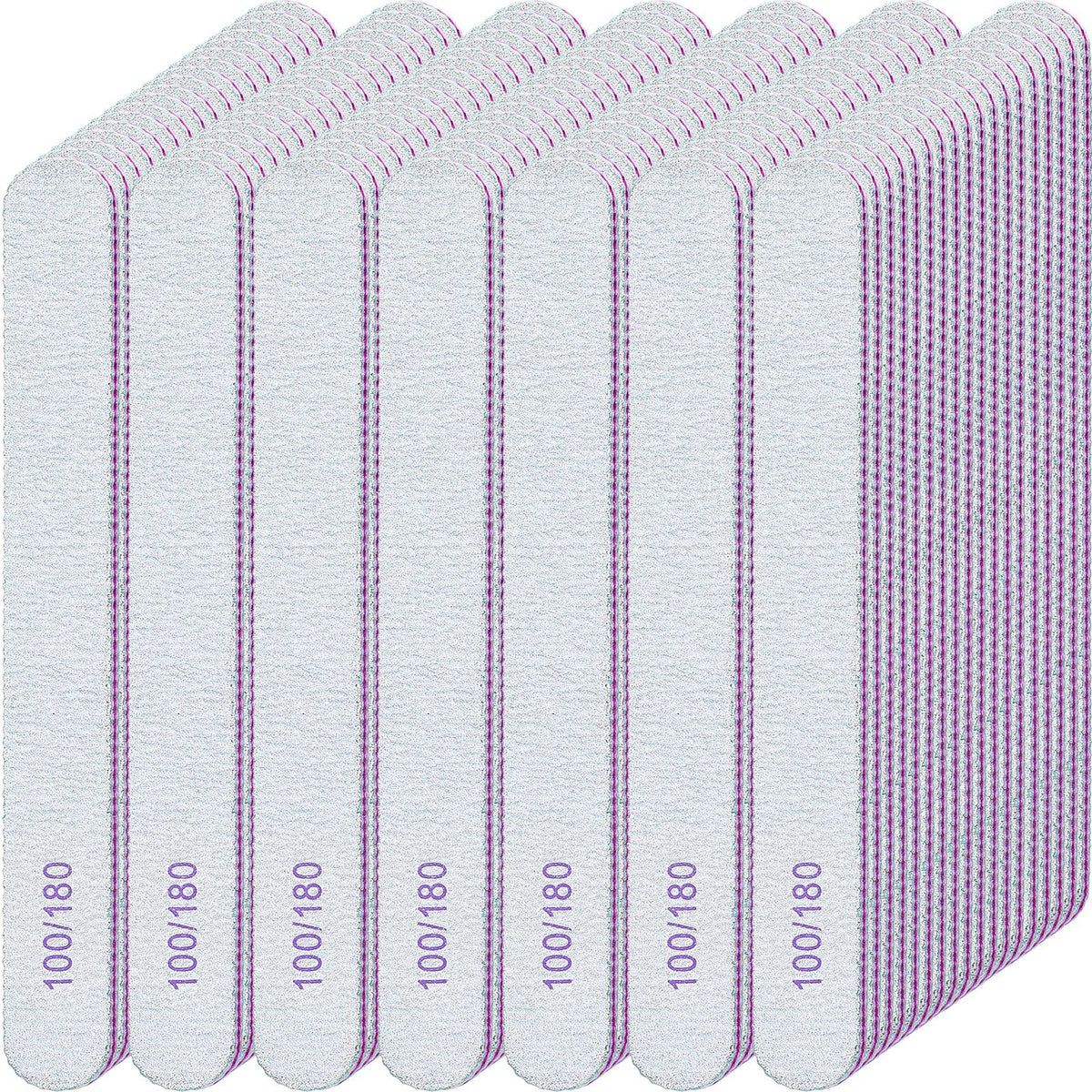 Jutom nail files 200 pcs packaging highlights bulk set for DIY manicures.