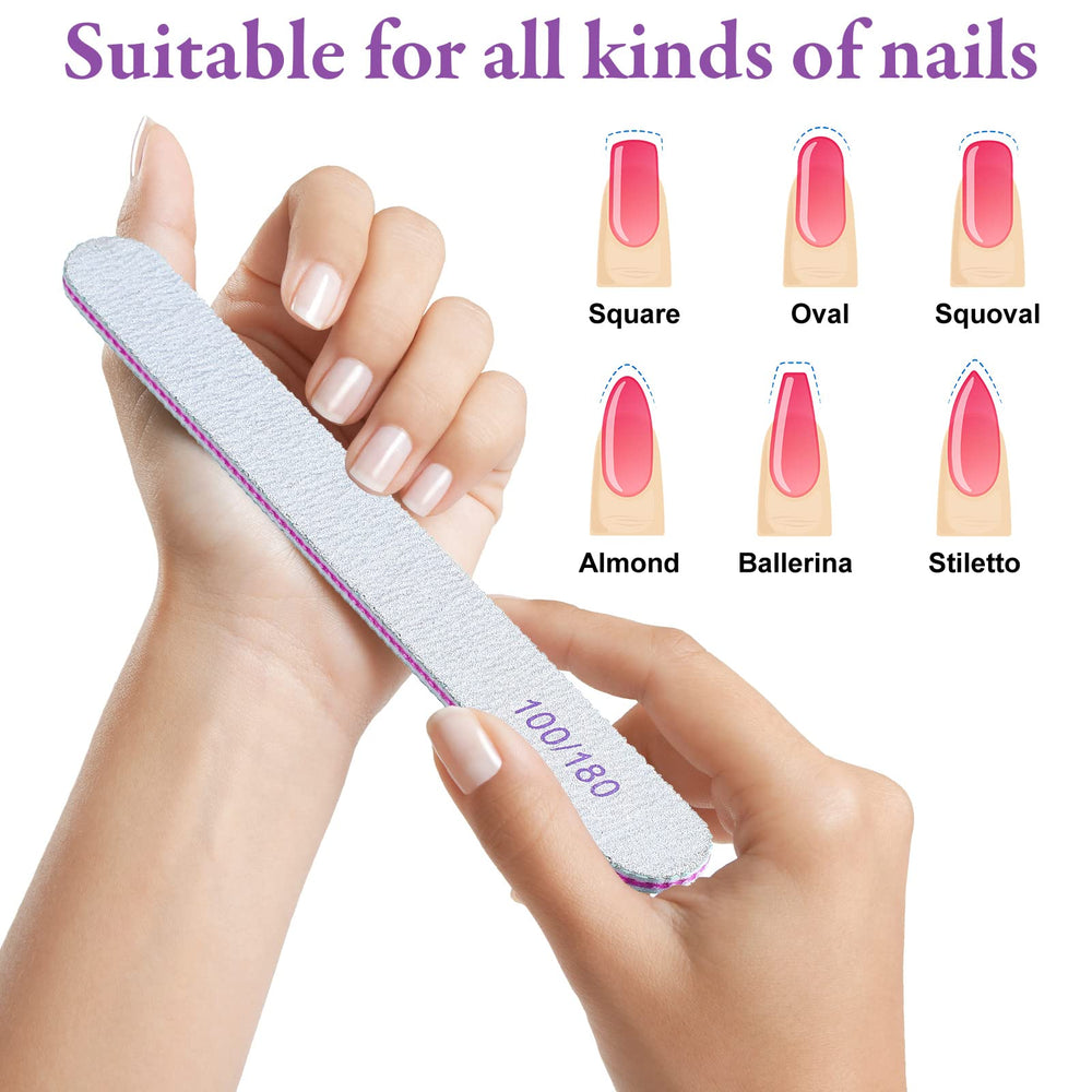 Jutom reusable nail buffer files designed for long-term professional and home use.