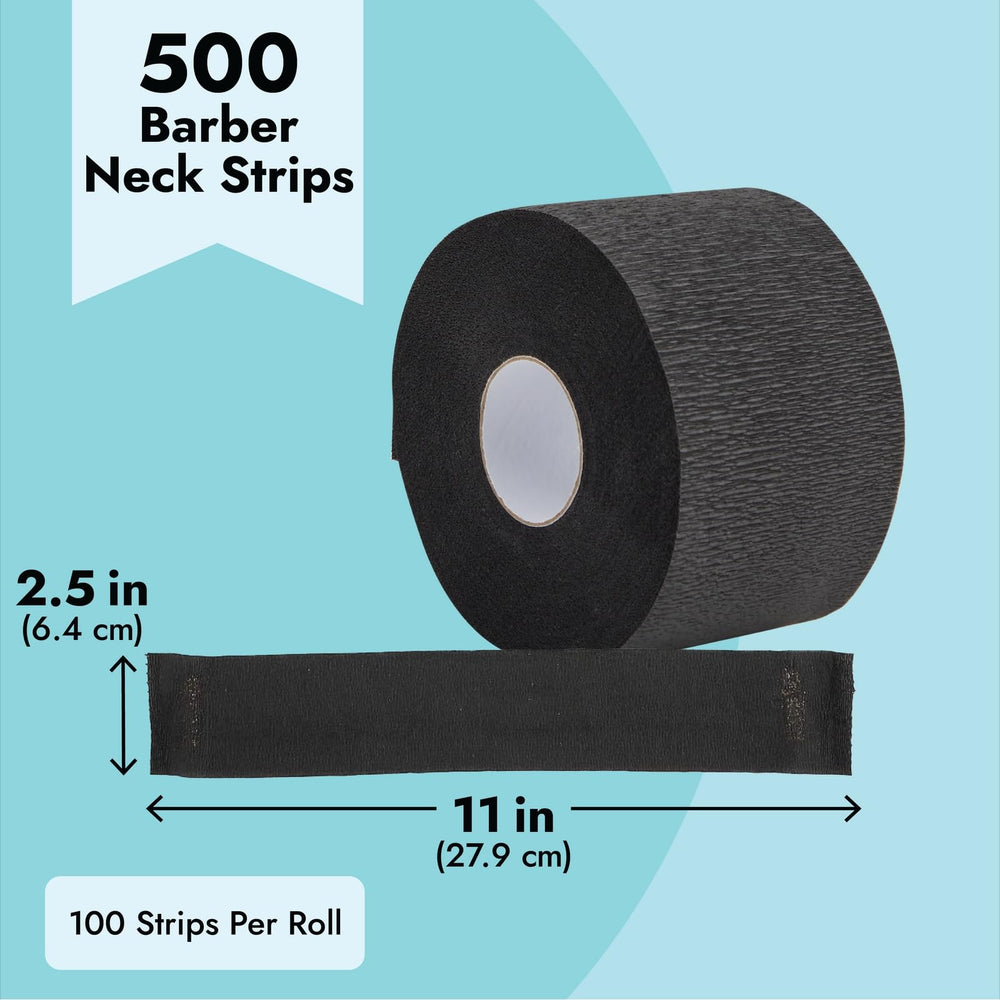 Juvale neck strips ready-for-salon-use in a professional station setup.