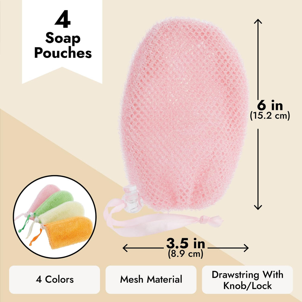 Juvale mesh bar soap pouch green collection is ideal for vibrant shower routines