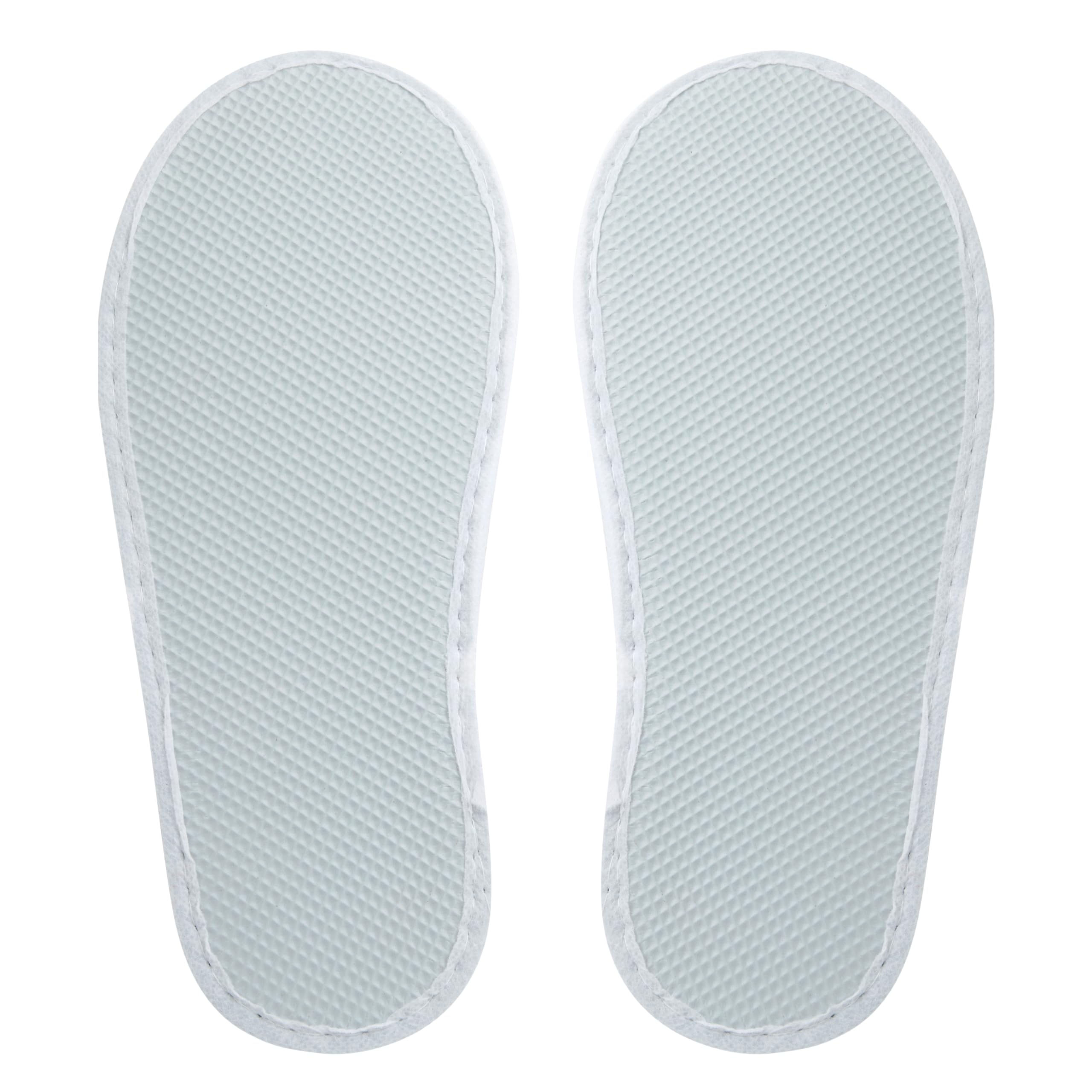 Juvale hotel or spa setting with disposable slippers in use