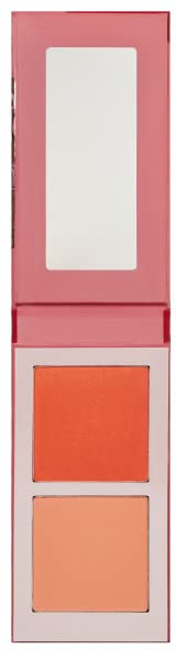 Juvia's Place Blushed Duo Volume6 two-shades swatches showing buildable color payoff.