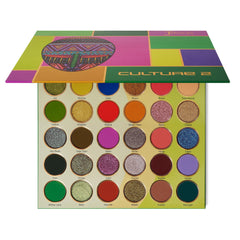 Juvia's Place Culture 2 palette swatches show rich color payoff for bold daytime and evening looks.