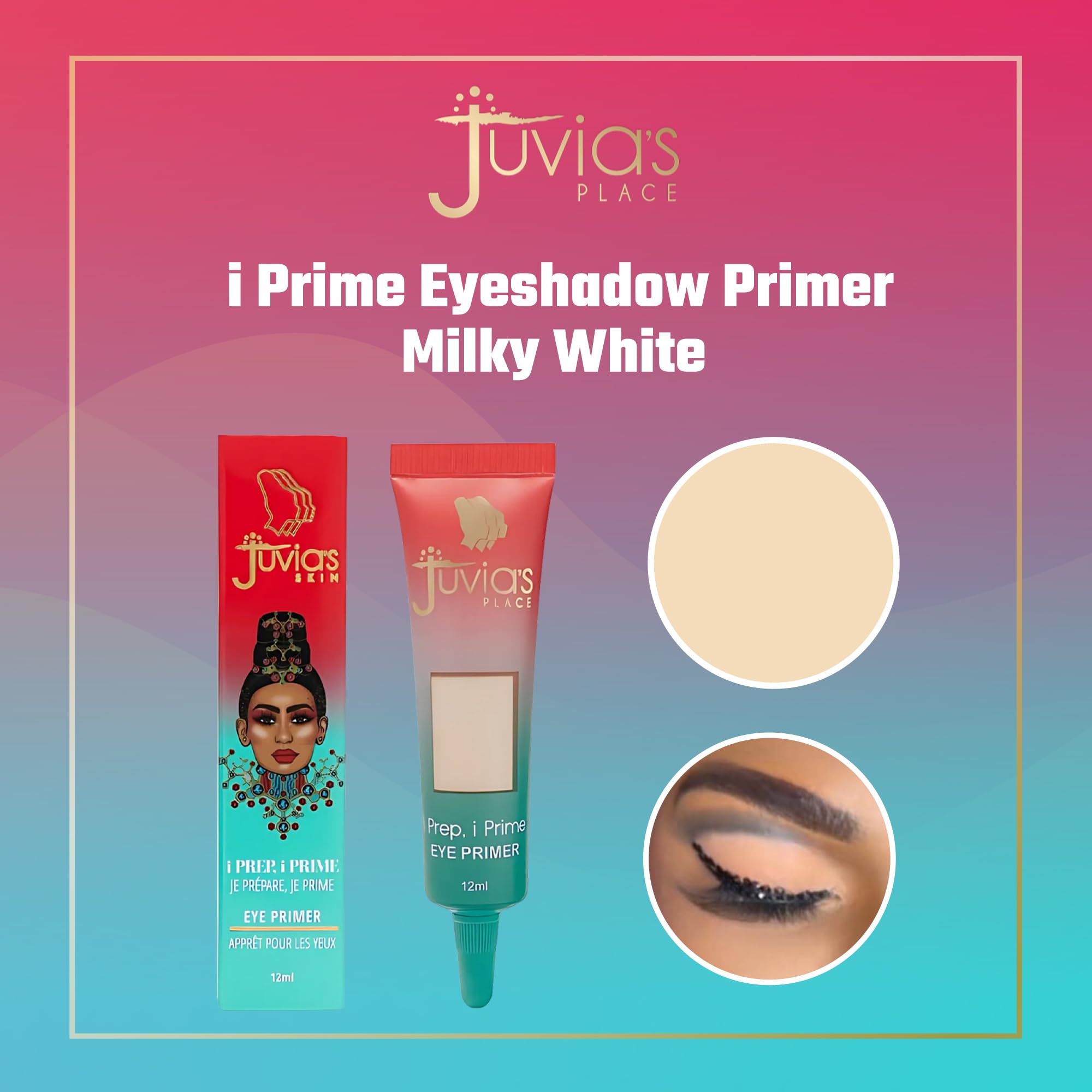 Juvia's Place i Prep, i Prime applies easily with finger or brush for even coverage.