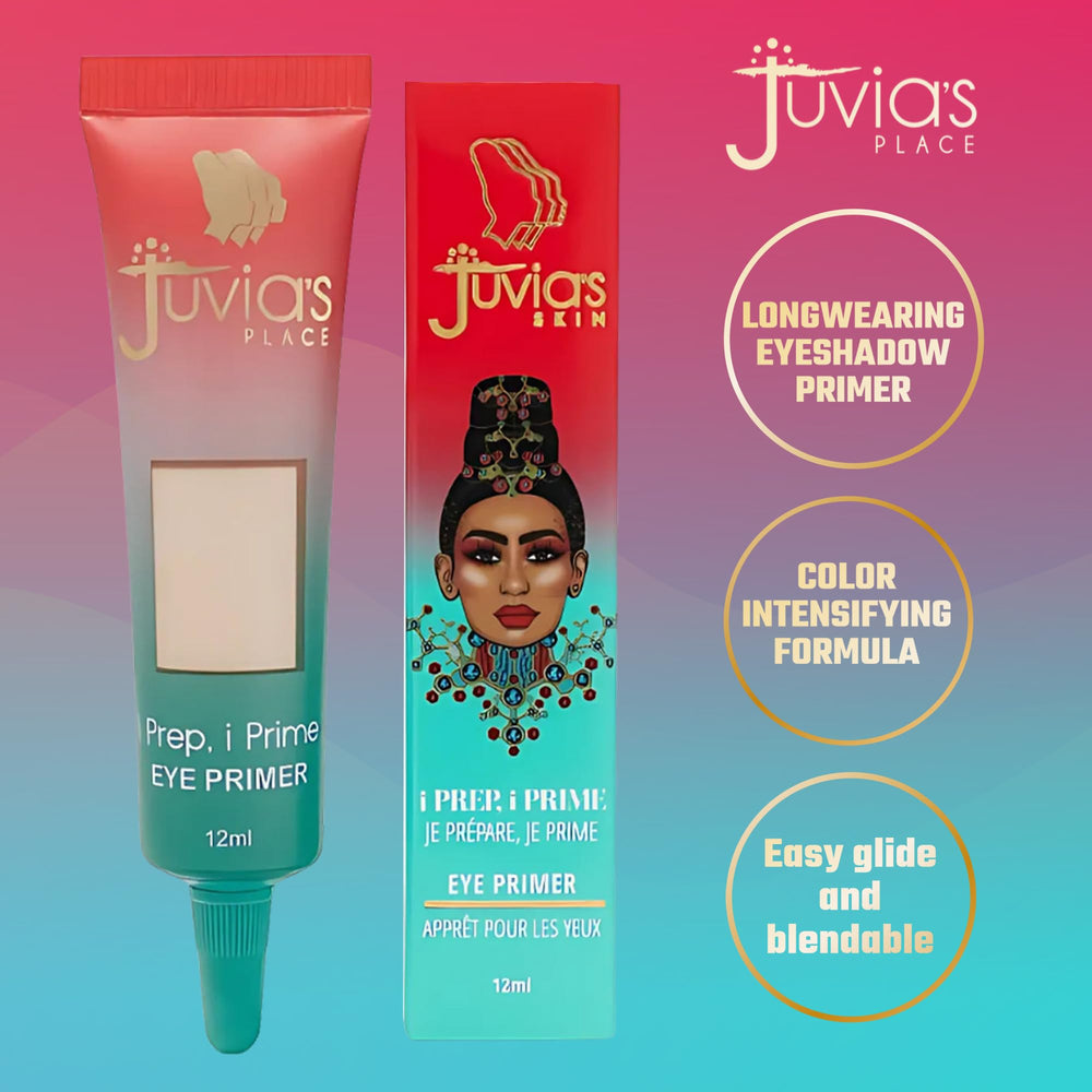 Juvia's Place i Prep, i Prime Milky White swatch displaying even coverage and long-lasting base.