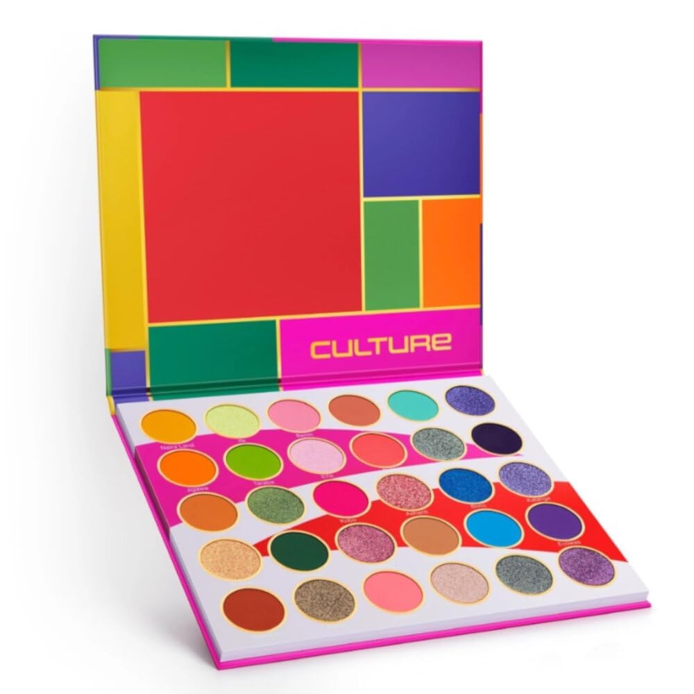 Juvia's Place Palette Culture green shades provide rich pigment with blendable consistency