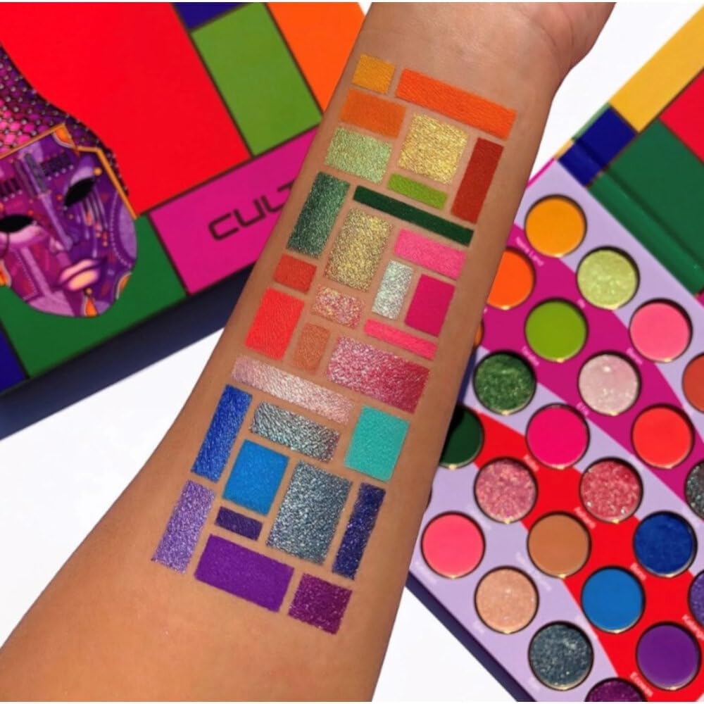 Juvia's Place Palette Culture purple shades add depth and shimmer for statement lids