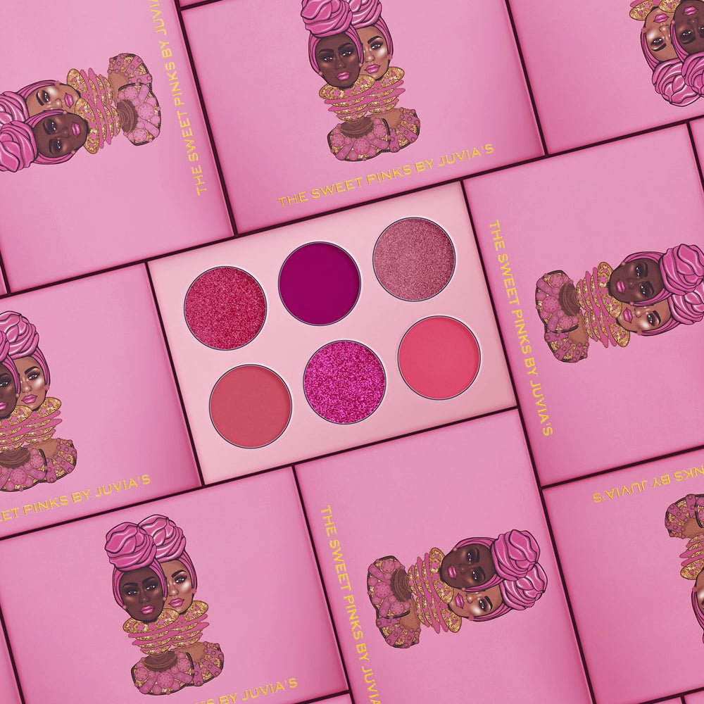 Juvia's Place The Sweet Pinks luxurious packaging signals premium color experience.