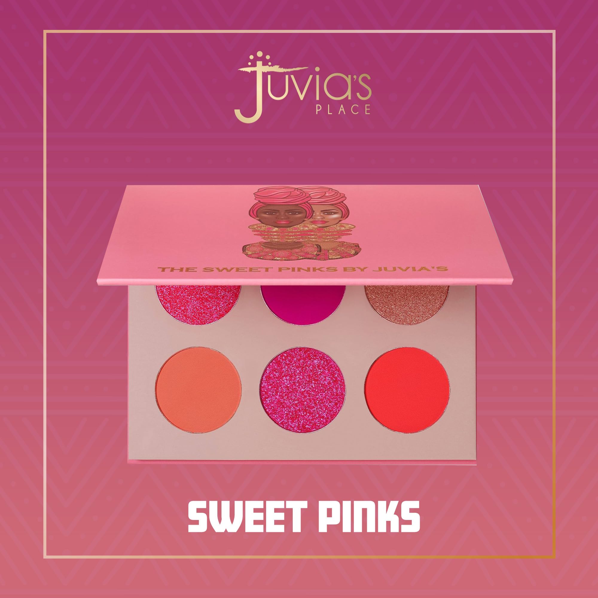 Juvia's Place The Sweet Pinks metallics suggest bold color accents with high payoff.