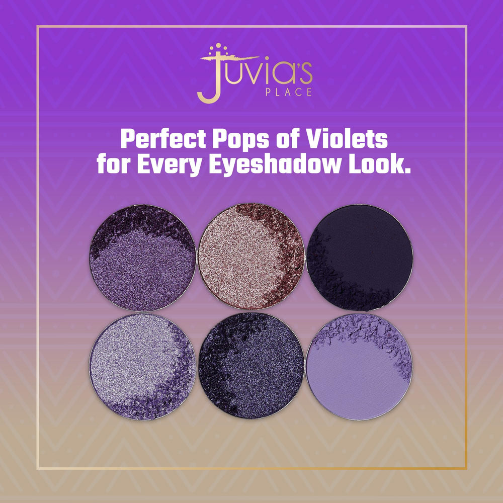 Juvia's Place The Violets shimmer shades create luminous eyes with easy blending.