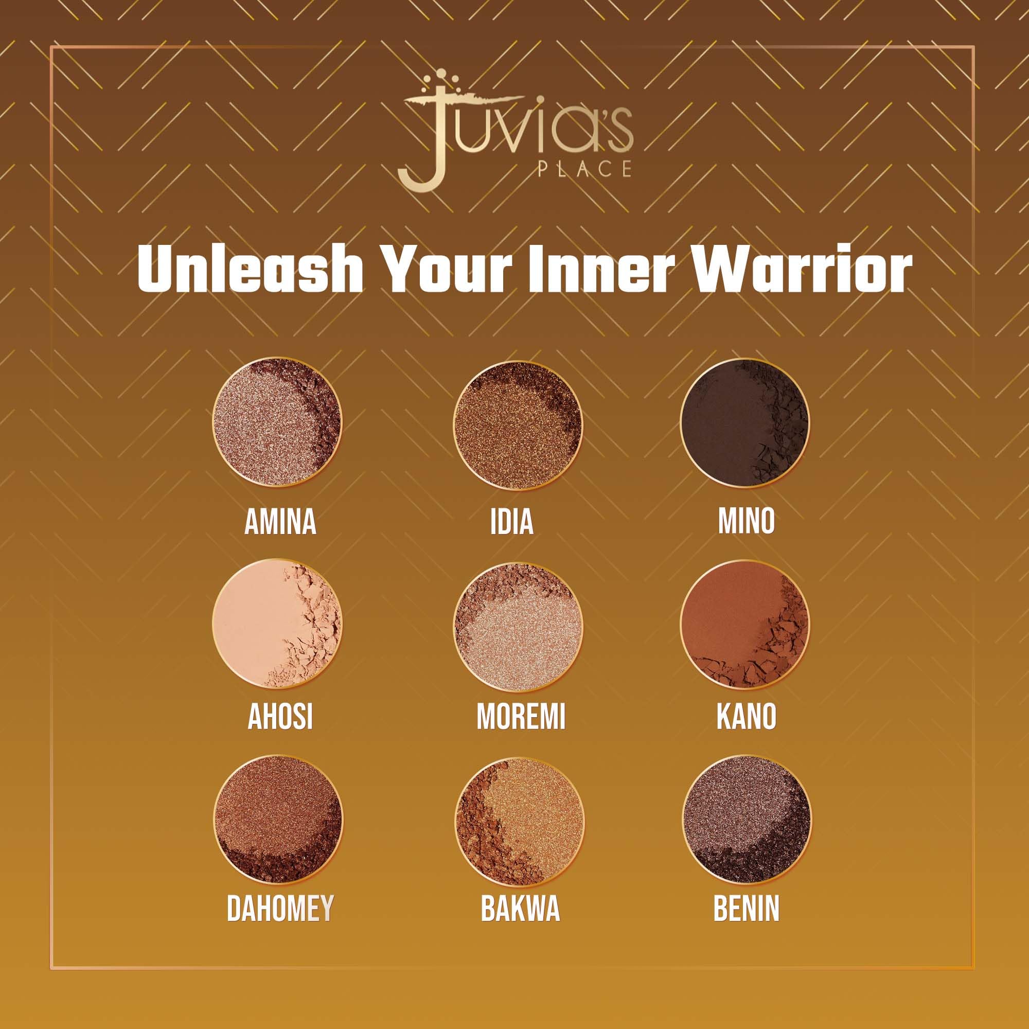 Juvia's Place Warrior palette on eyes demonstrates rich color payoff and smooth blending