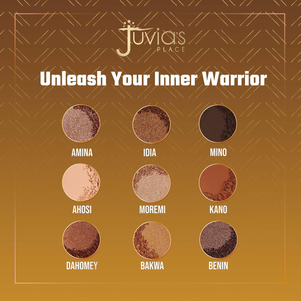 Juvia's Place Warrior palette on eyes demonstrates rich color payoff and smooth blending
