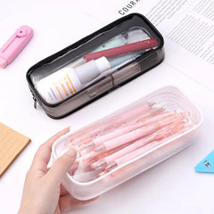 Juxiamal clear case side view showing compact travel storage.
