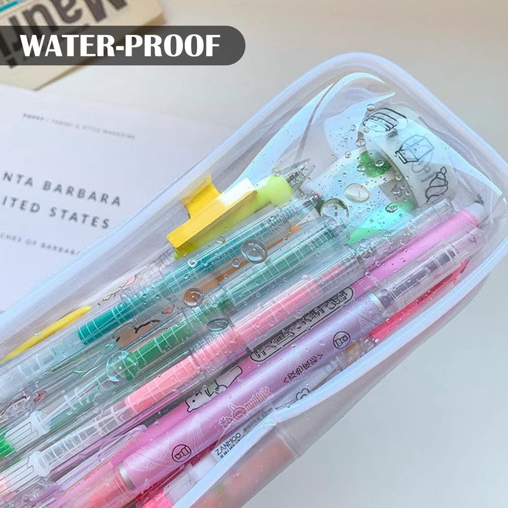 Juxiamal PVC clear case highlights waterproof, durable construction.