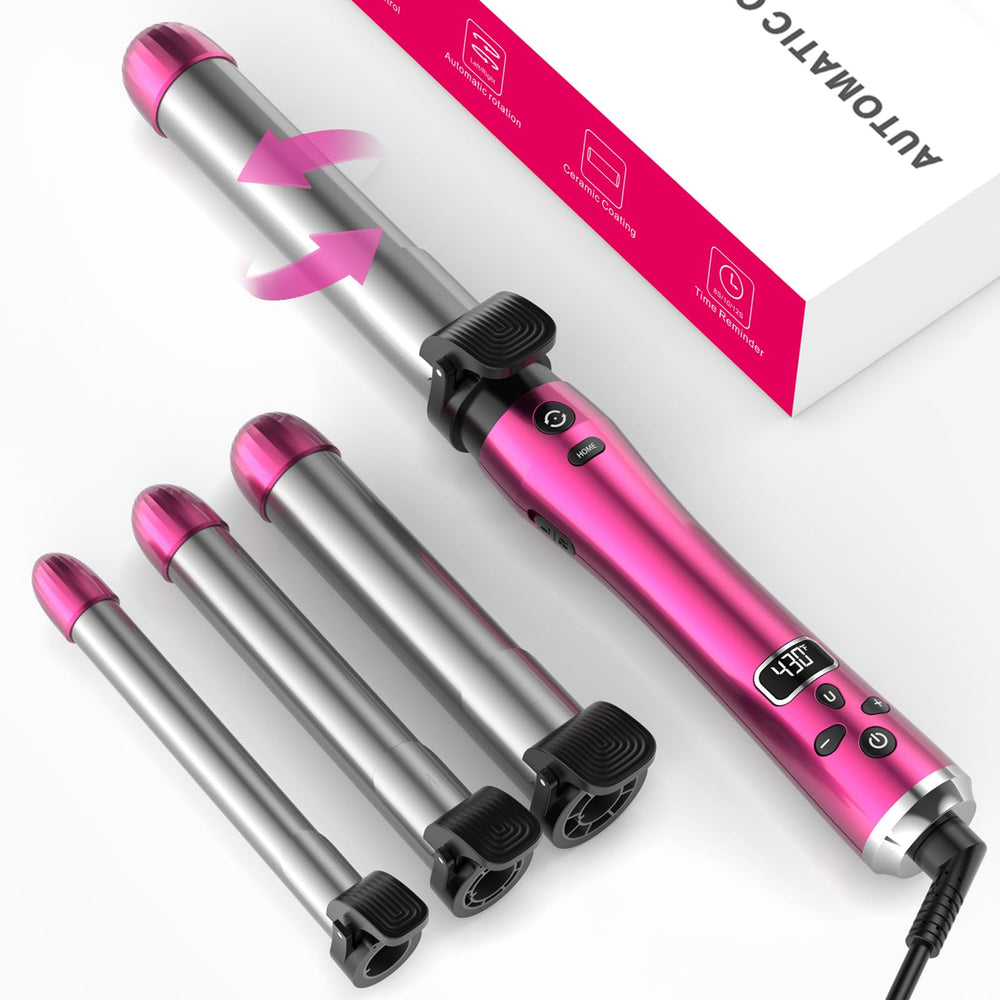 JVAXS Auto 360 curling iron set 0.75-inch barrel for tight defined curls