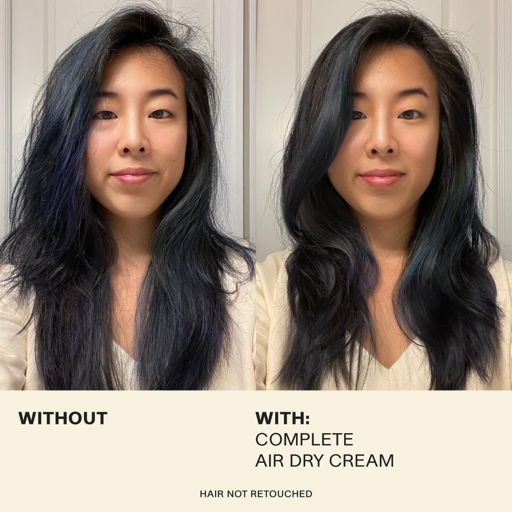 Day two frizz freedom with JVN Air Dry Cream