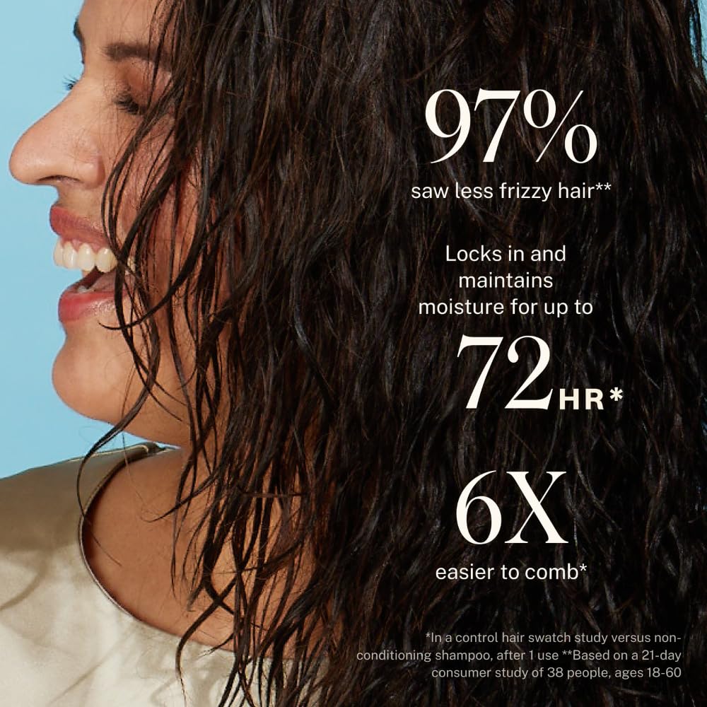 JVN Complete Leave-In Mist bottle back label highlights ingredients and UV protection.