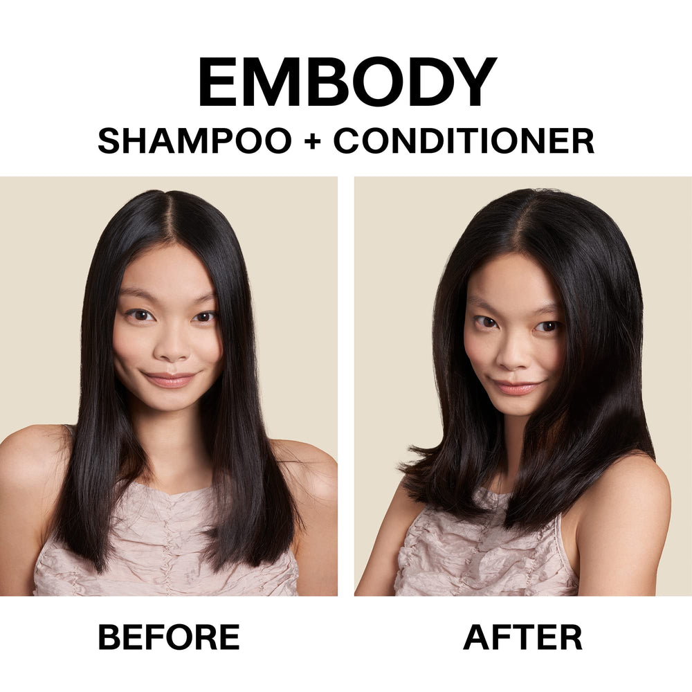 JVN Embody shampoo foamy lather demonstrates gentle scalp cleansing