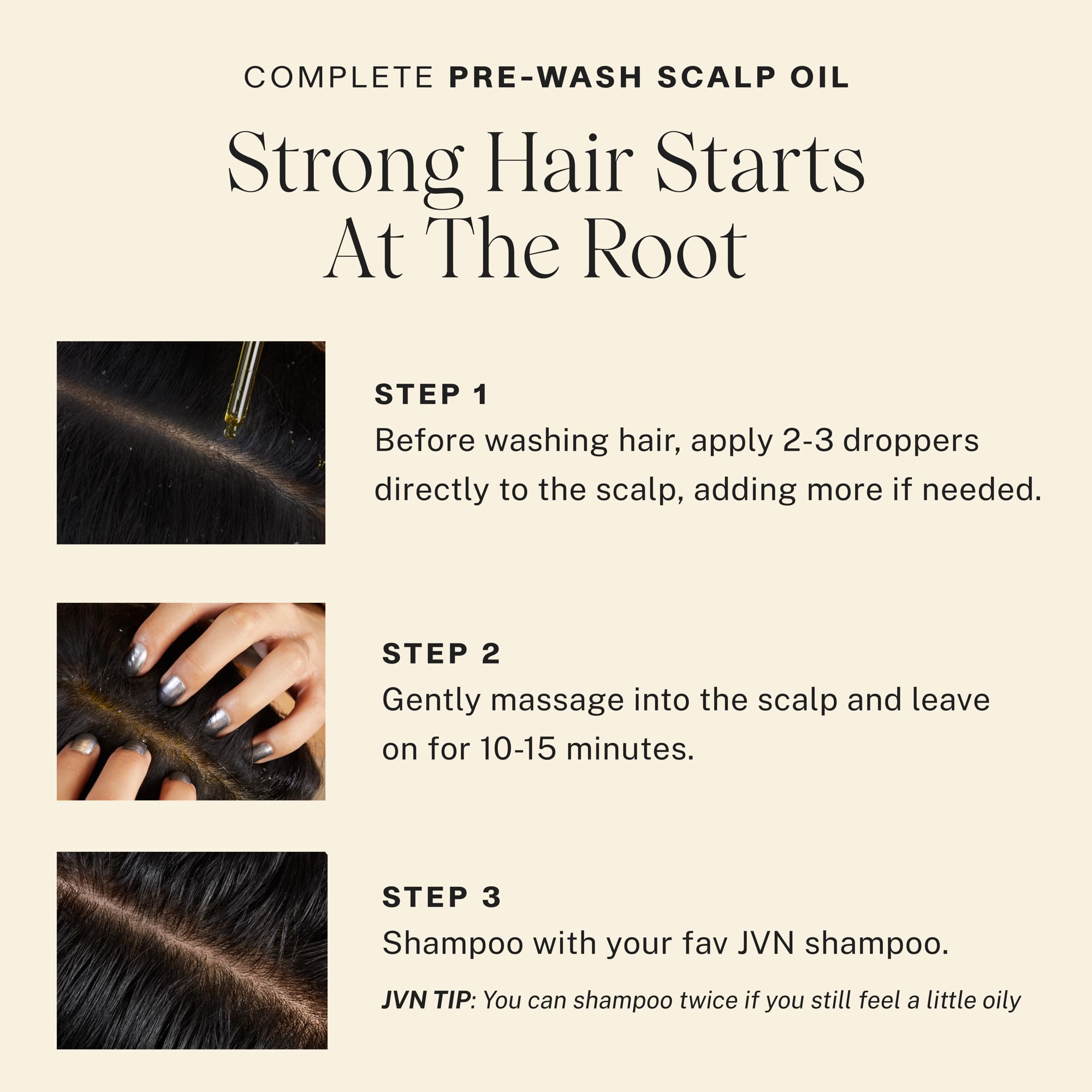 Hemisqualane detail suggests instant and lasting hair health and strength