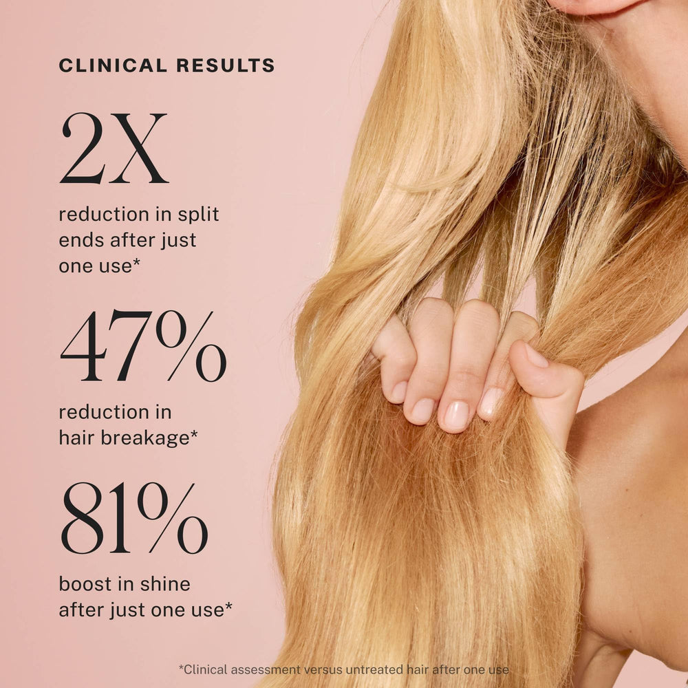 JVN Revive Rapid Repair Bond Gloss dispense pump for convenient in-shower use.