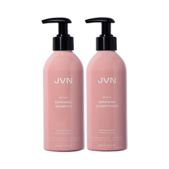 JVN Revive repairing shampoo bottle delivers strengthened, color-safe hair.