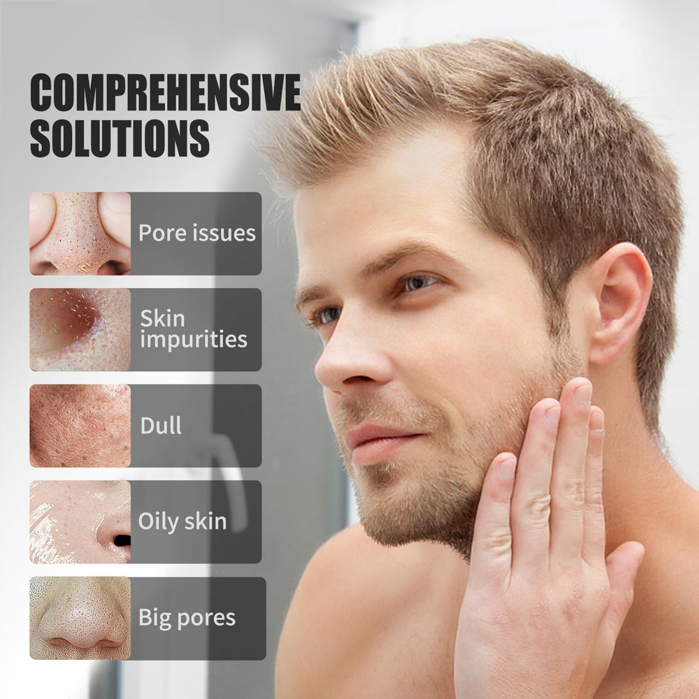 JVR Blackhead removal mask ingredients close-up with juniperus communis