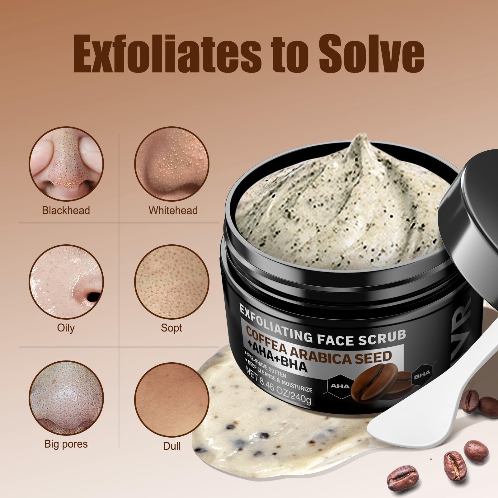 JVR Face Scrub after-use glow on clean skin