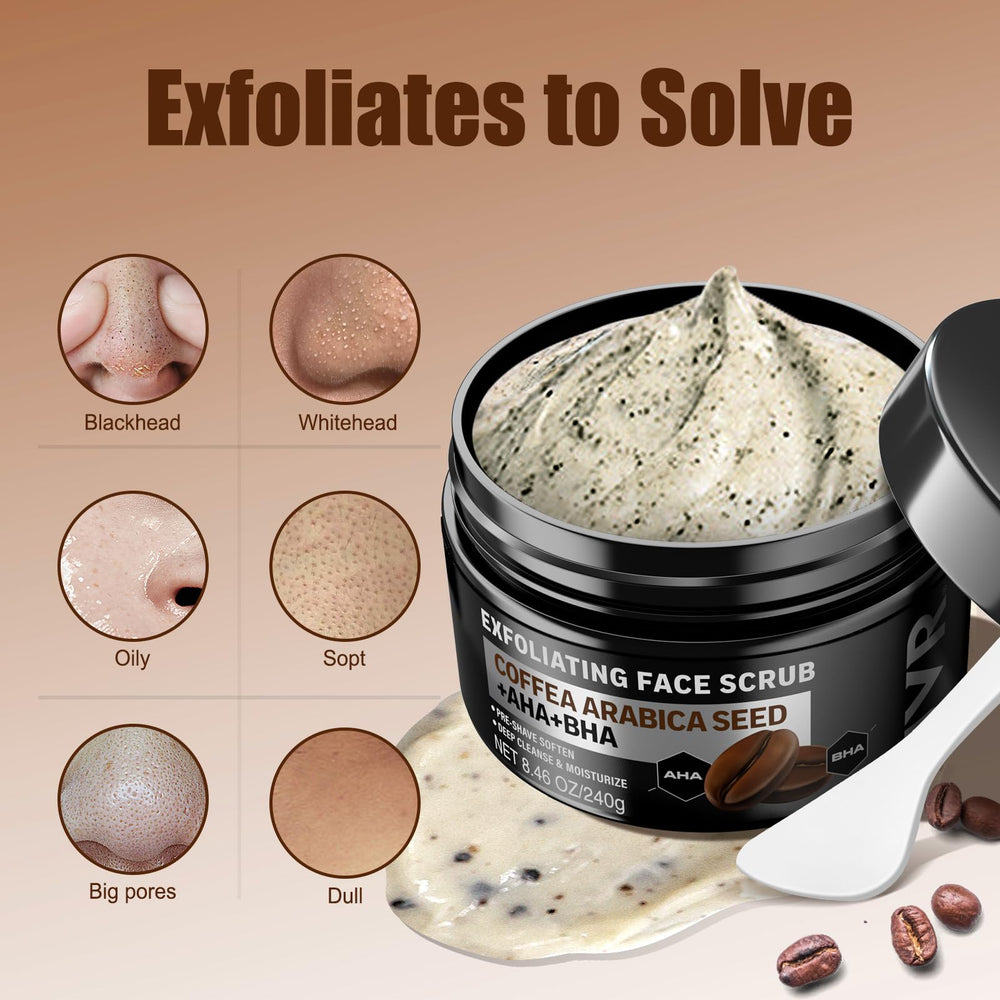 JVR Face Scrub after-use glow on clean skin