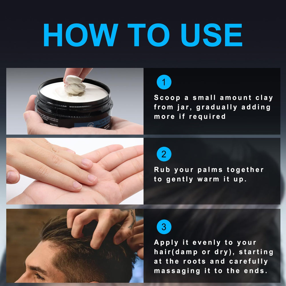 JVR Hair Clay all-hairstyles-use versatility for easy styling across looks