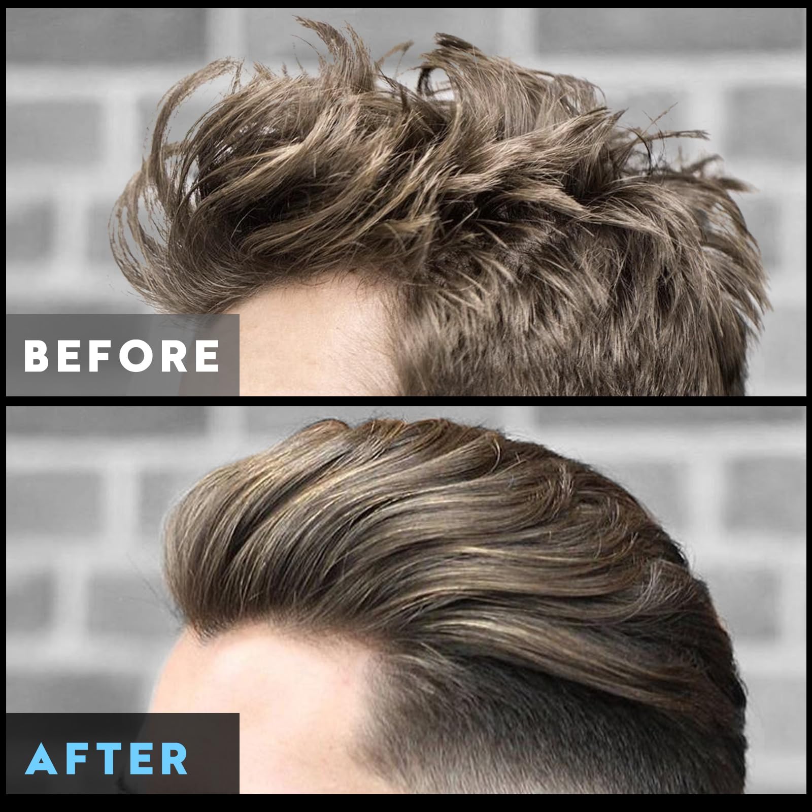 JVR Hair Clay texture-application demonstrates pliable hold and texture