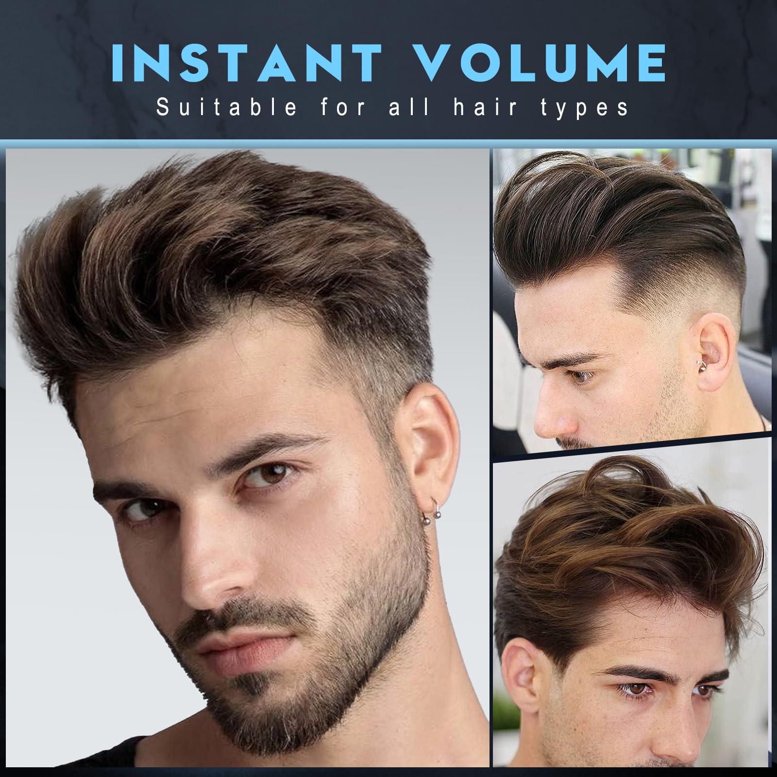 JVR Hair Clay water-based formula absorbs oil for a refreshing, clean feel