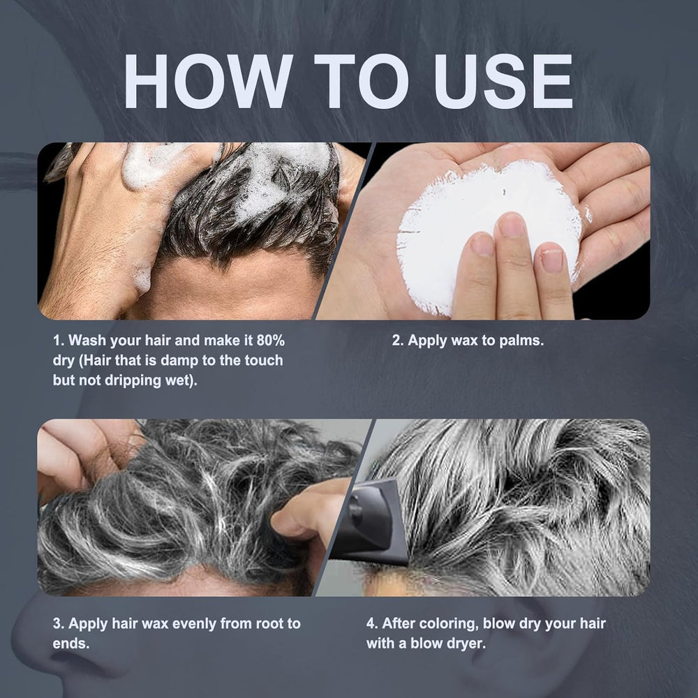 JVR wax creates cosplay-ready silver-gray look with versatile styling