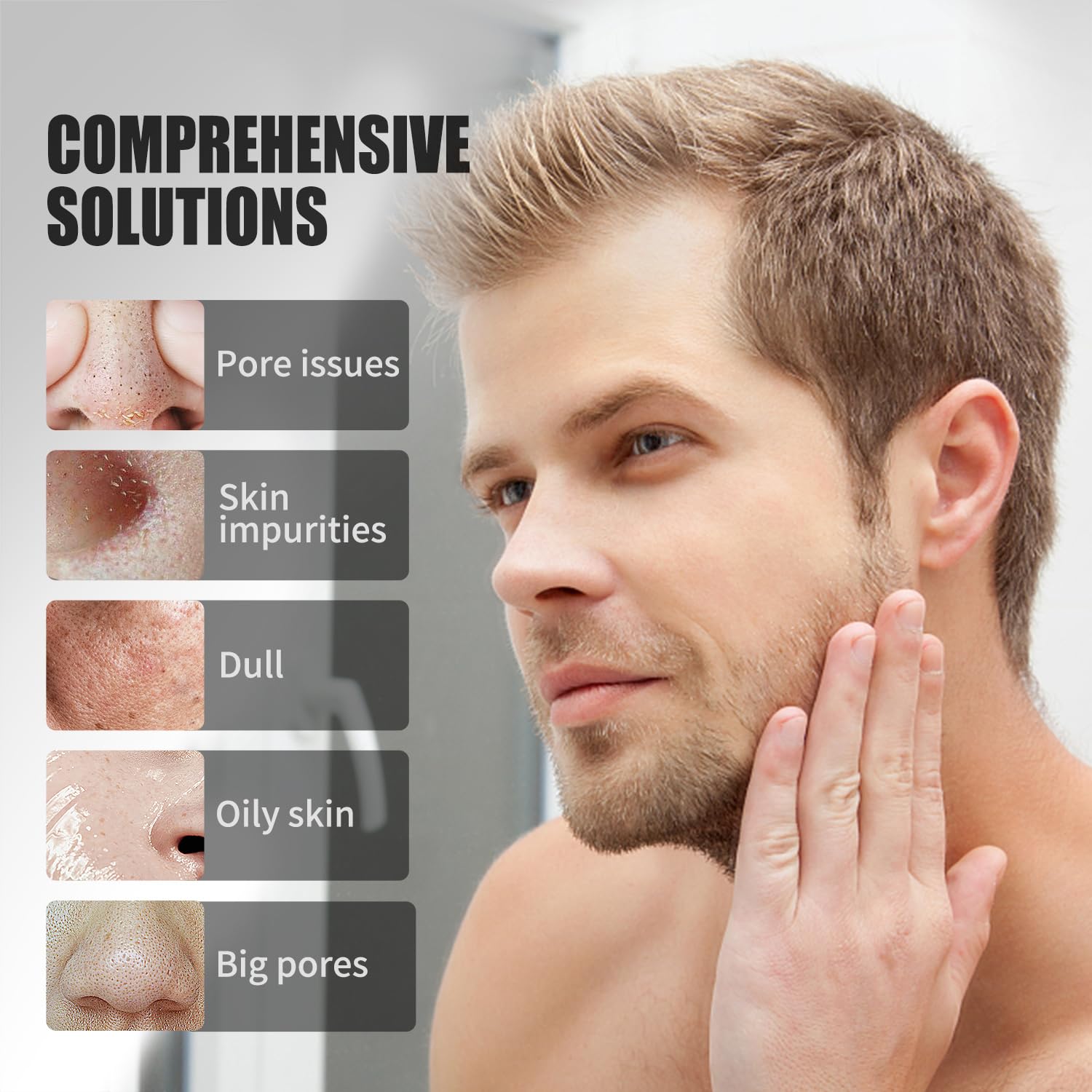 JVR Peel Off Mask application swatch demonstrates impurity absorption during use