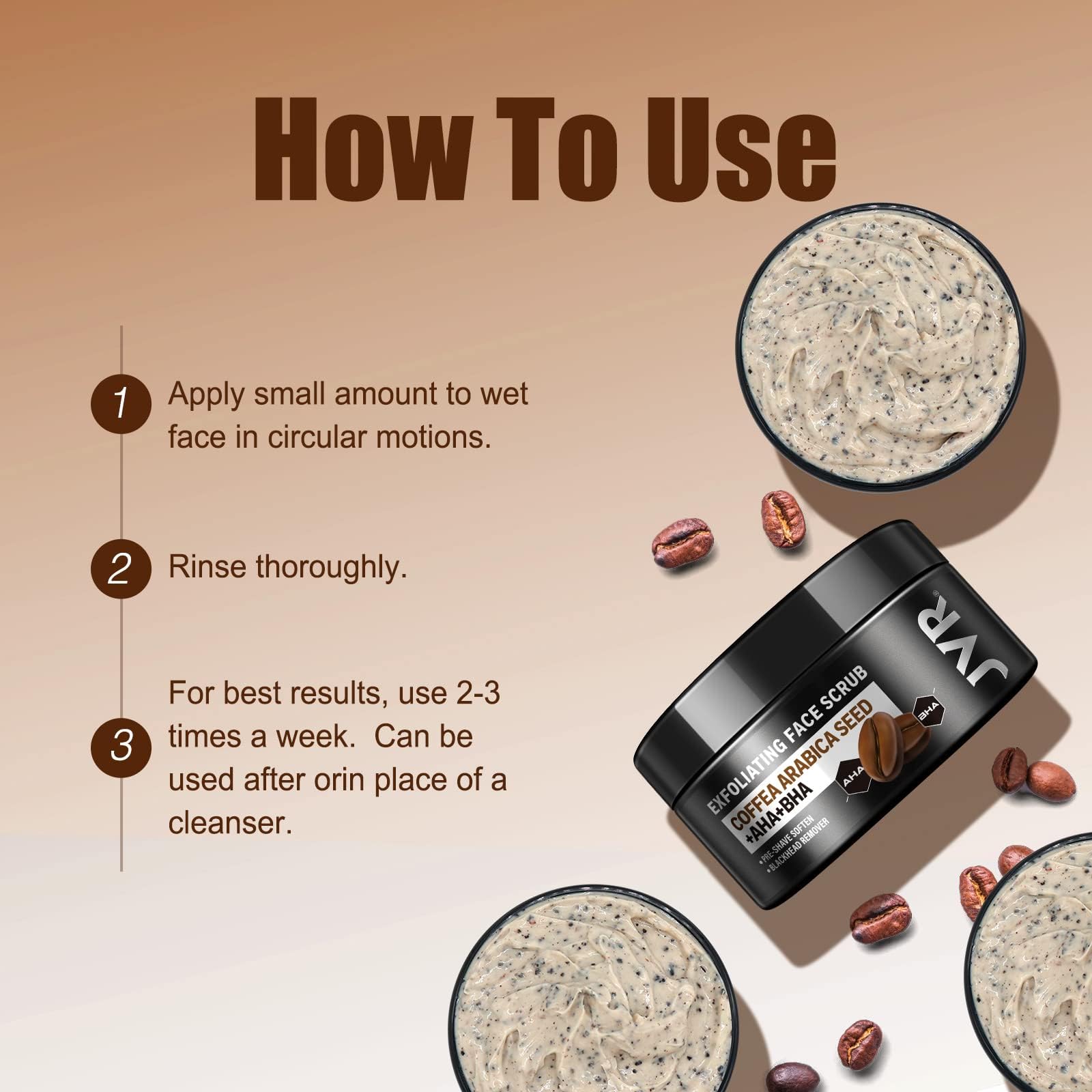 JVR Spoon application closeup shows precise dosing for daily use.